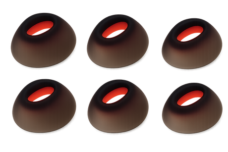Tune Flex Siliconen Oortips set van 6 (S, M en L)