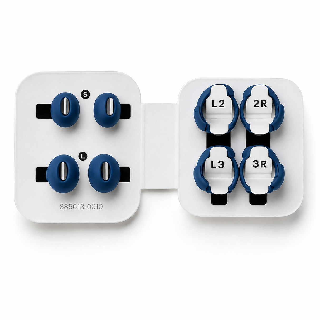 Bose QuietComfort Ultra Siliconen Oortips set van 4 (S en L) met extra Siliconen Bescherming (L2, L3, R2 & R3)