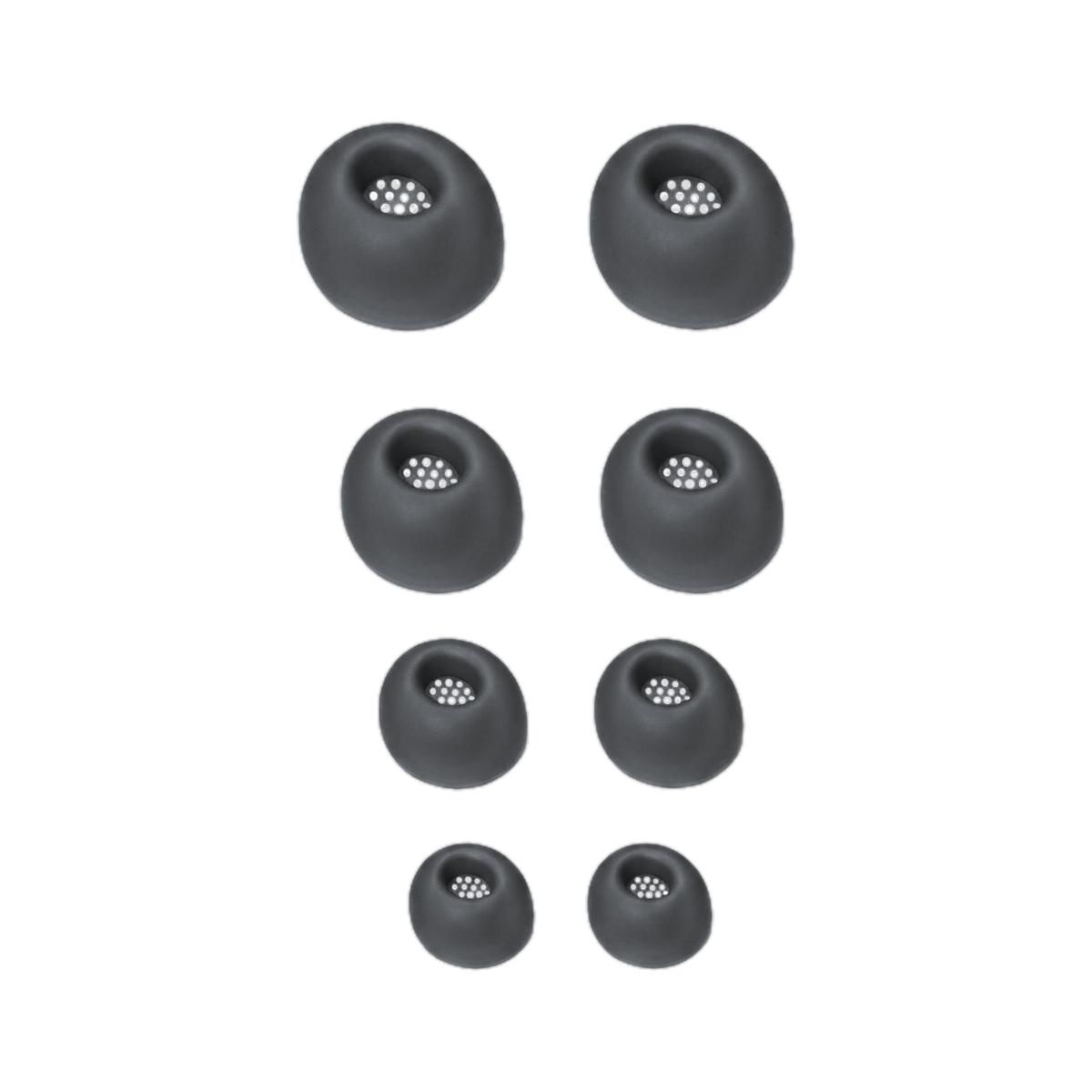 Sport X20 Siliconen Oortips set van 8 (XS, S, L en XL) - Zwart