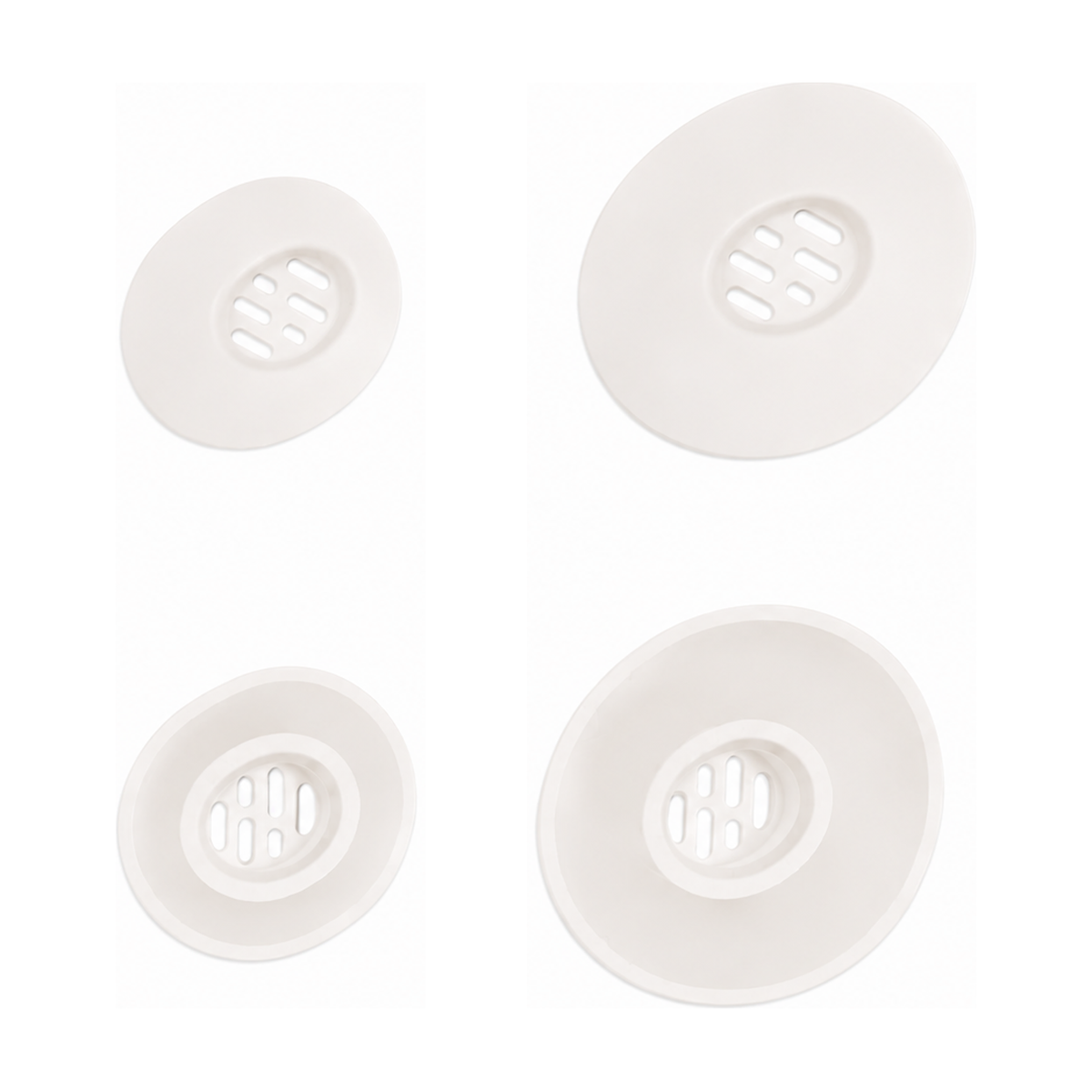 Nord Buds 3 Pro Siliconen Oortips set van 4 (S en L) - Wit