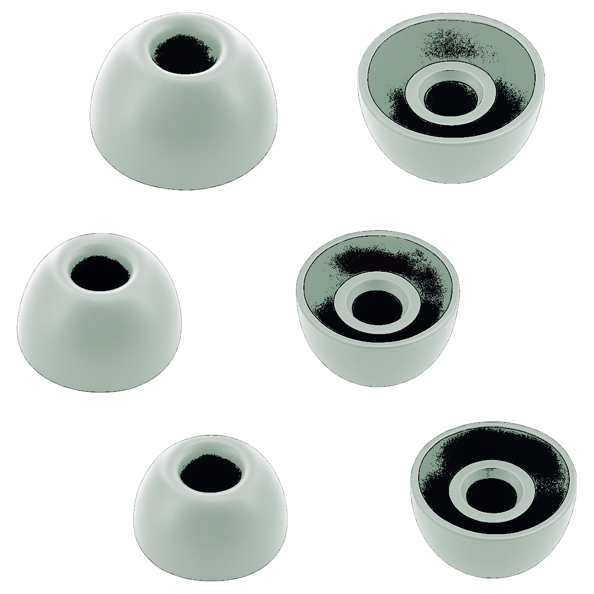 LinkBuds Fit Siliconen Oortips set van 6 (XS, S en L) - Green
