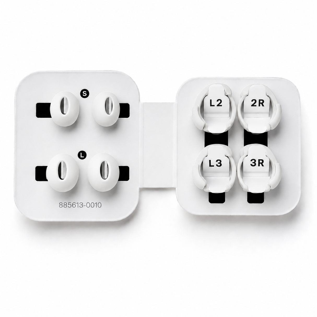 Bose QuietComfort Ultra Siliconen Oortips set van 4 (S en L) met extra Siliconen Bescherming (L2, L3, R2 & R3)