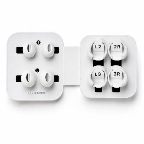 Bose QuietComfort Ultra Siliconen Oortips set van 4 (S en L) met extra Siliconen Bescherming (L2, L3, R2 & R3)