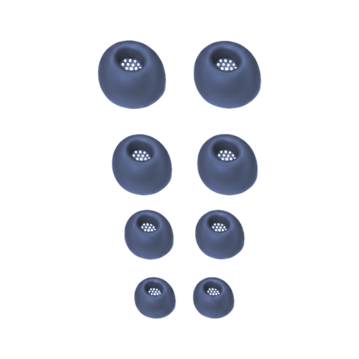 Liberty 4 NC Siliconen Oortips set van 8 (XS, S, L en XL) - Blauw