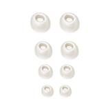 Sport X20 Siliconen Oortips set van 8 (XS, S, L en XL) - Wit