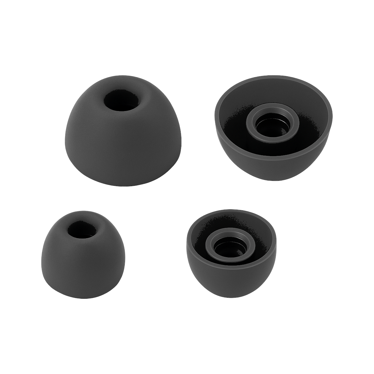 Pixel Buds A-Series Siliconen Oortips set van 4 (S en L) - Charcoal