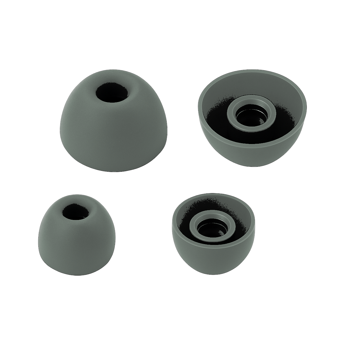 Pixel Buds A-Series Siliconen Oortips set van 4 (S en L) - Dark Olive