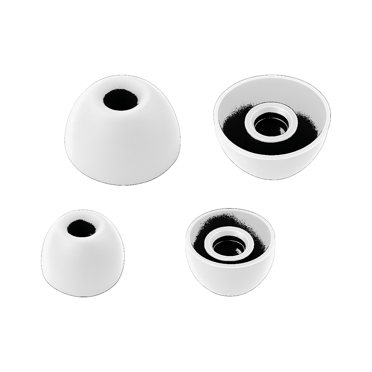 Pixel Buds A-Series Siliconen Oortips set van 4 (S en L) - White