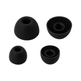 Wave Beam 2 Siliconen Oortips set van 4 (S en L) - Black