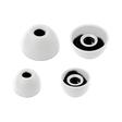 Wave Beam Siliconen Oortips set van 4 (XS en M) - White