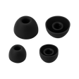 Wave Buds 2 Siliconen Oortips set van 4 (S en L) - Black