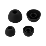 Wave Buds 2 Siliconen Oortips set van 4 (S en L) - Black