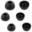 Accentum True Wireless Siliconen Oortips set van 6 (XS, S en L) - Black