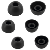 Accentum True Wireless Siliconen Oortips set van 6 (XS, S en L) - Black